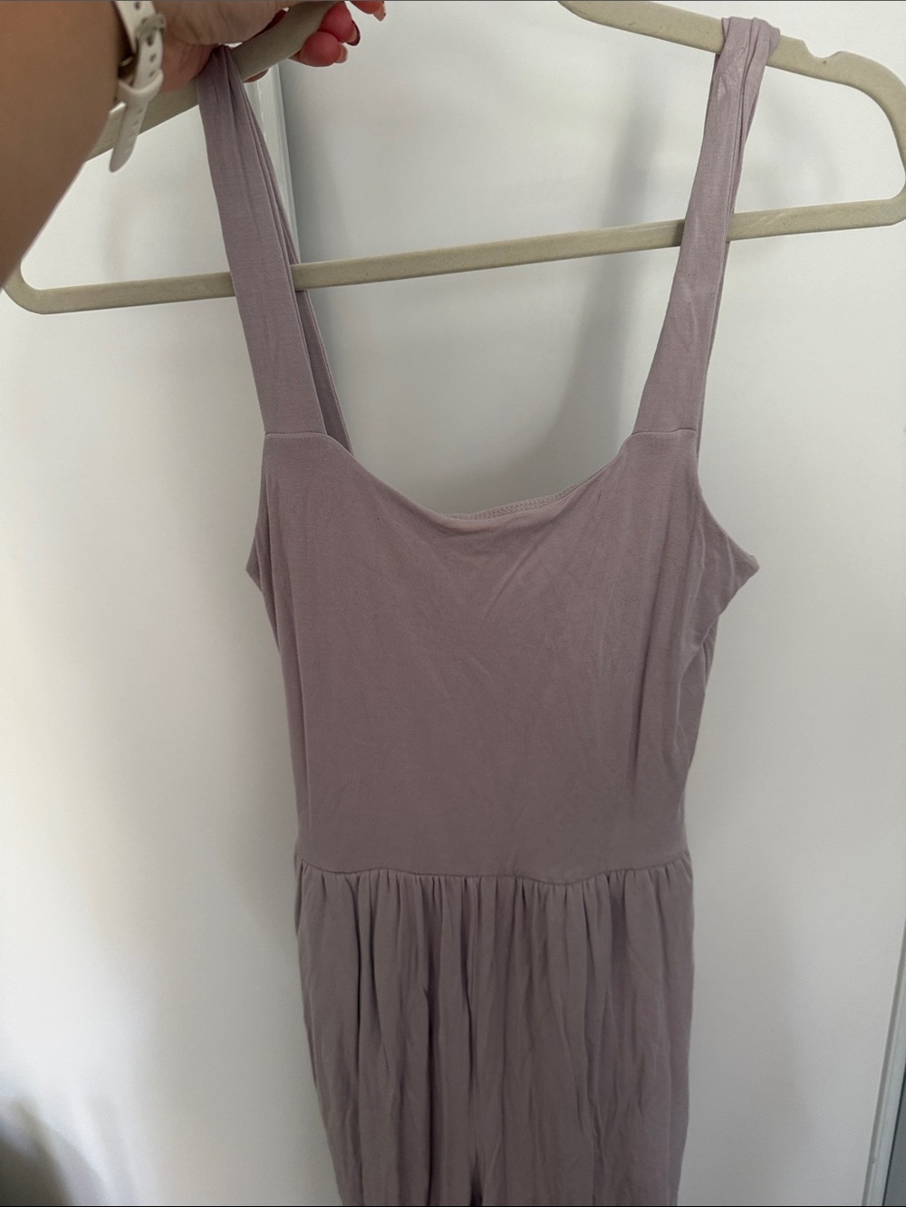 Aritzia Mauve Sleeveless Jumpsuit